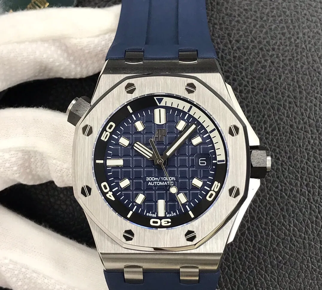 Audemars Piguet Royal Oak Offshore 15720ST.OO.A027CA.01 BF Factory 1:1 Best Edition Replica Watch Blue Strap